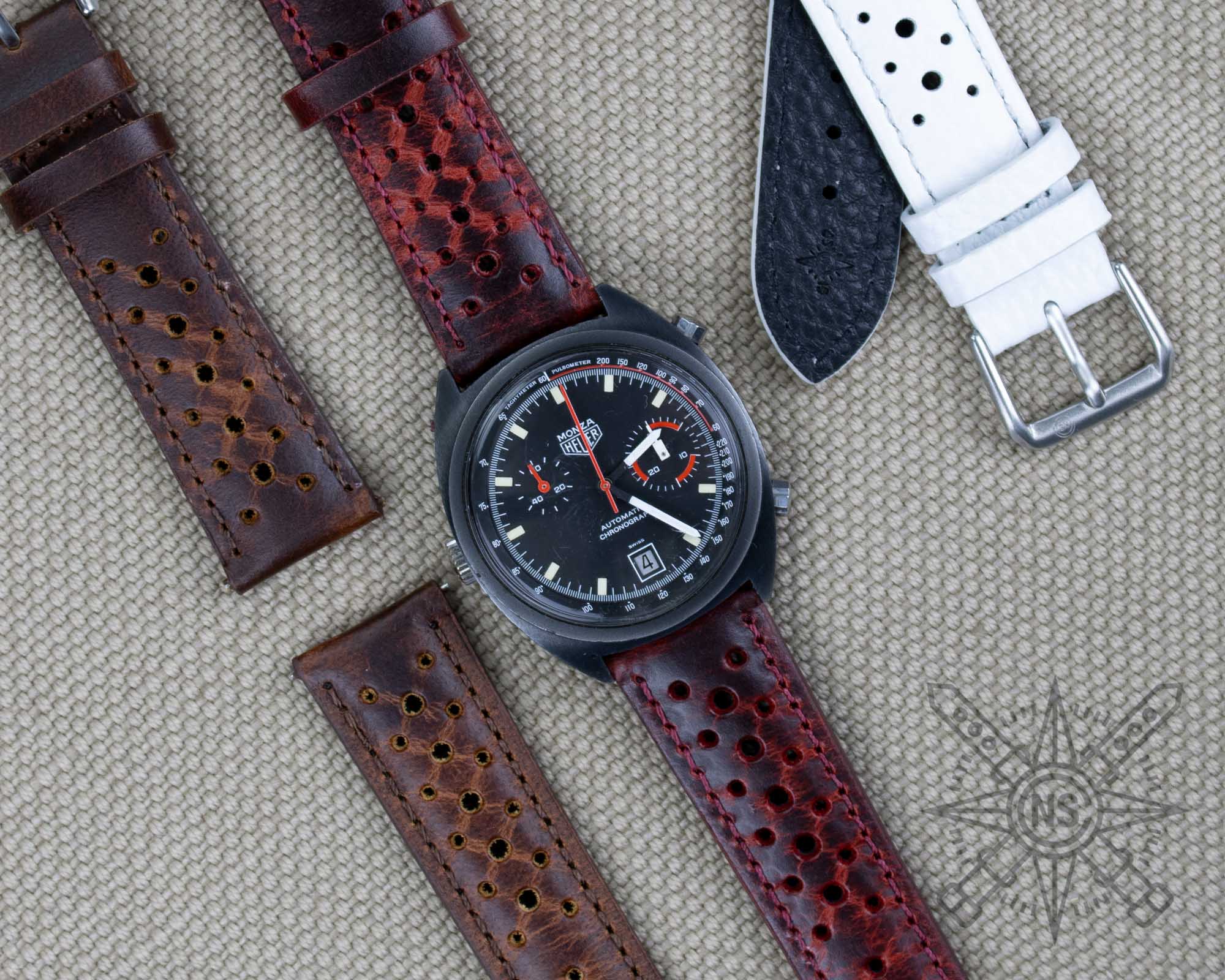 Monza Oxblood Racing watch strap