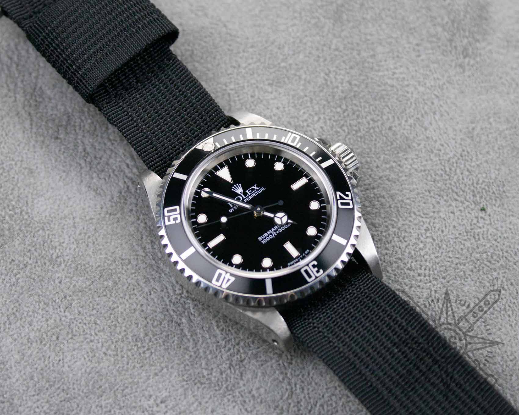 Ribbed RAF Strap in Black is the Perfect Watch Strap for Military ...