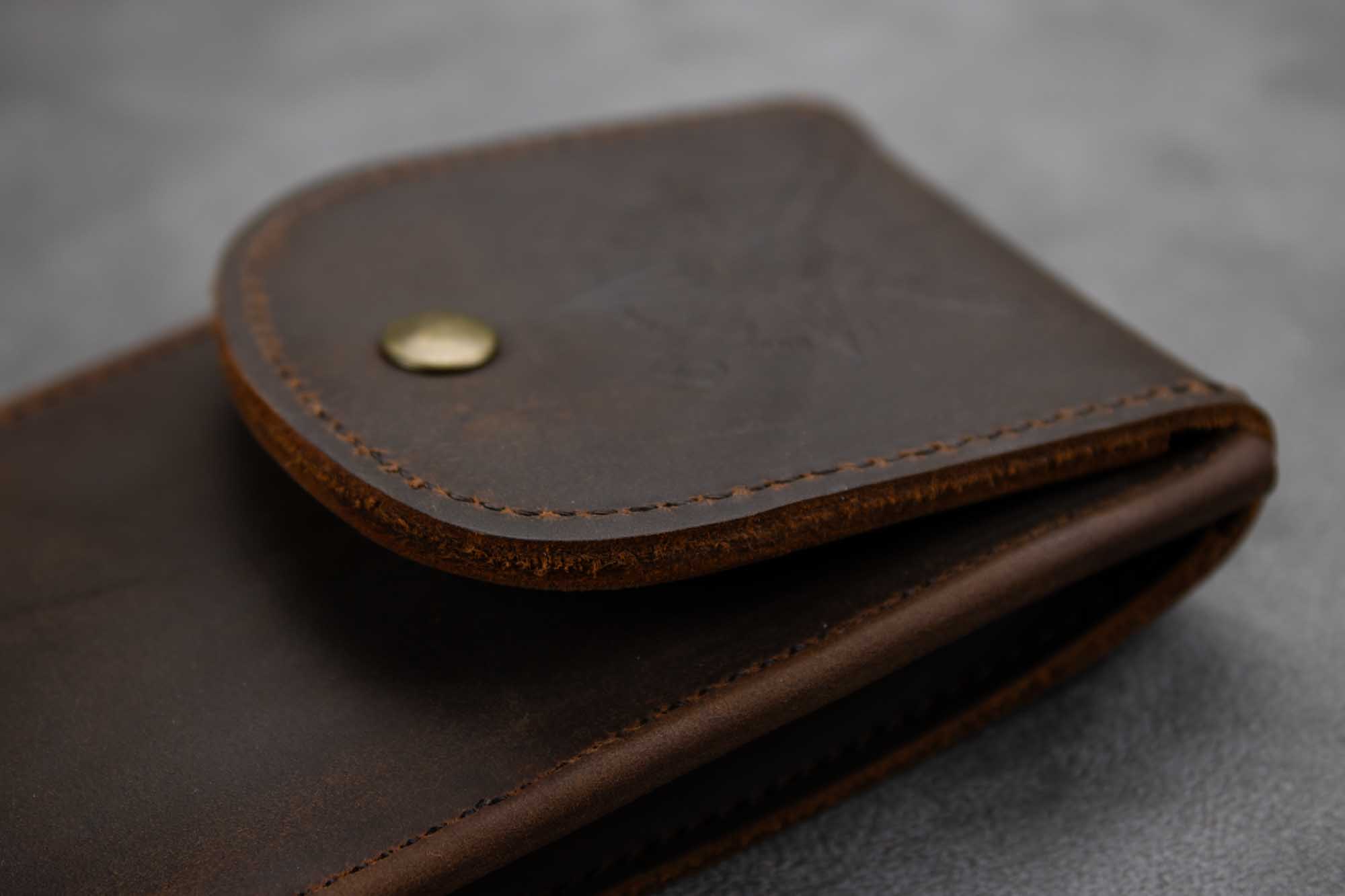 Leather watch pouch